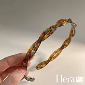 【Hera赫拉】高級螺旋醋酸髮箍 H114101503 藍棕色