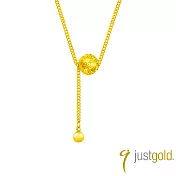 【Just Gold 鎮金店】珠戀 黃金項鍊 (網路限定)
