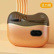 【LINN】全自動磨剪照明電動指甲剪 老人小孩 防飛濺收納  活力橙