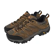Merrell 登山鞋 Moab 3 GTX 寬楦 男鞋 棕 黑 防水 支撐 戶外 vibram ML036257W