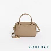 ZODENCE TRISTA進口真皮手提斜背包 深灰