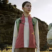 【ATUNAS 歐都納】女款石墨烯微暖輕量背心/大尺碼A1VE2504W- S 黏土紅