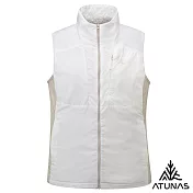 【ATUNAS 歐都納】女款石墨烯微暖輕量背心/大尺碼A1VE2504W- S 奶油白