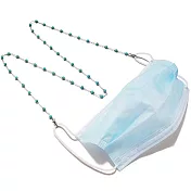 seoul show首爾秀 綠松石兩用口罩掛繩鏈墨鏡平光眼鏡鍊老花近視防丟鍊  銀色