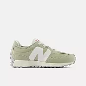 New Balance 紐巴倫 327 [PH327LD] 中童 運動休閒鞋 寬楦 舒適 穿搭 綠白 19 綠/白