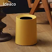 【日本ideaco】圓形家用垃圾桶-11.4L-多色可選- 杏桃