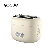 【 yoose 有色】 MINI 5 隨身五刀頭往復式刮鬍刀 砂岩白