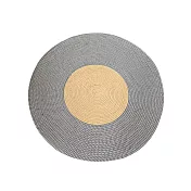 【收納職人】日系慢活厚棉線編織大地毯_4款任選 灰色+淺棕拼接