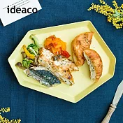 【日本ideaco】Shimamori 竹纖維餐盤-L- 黃