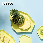 【日本ideaco】Shimamori 竹纖維餐盤-M- 黃