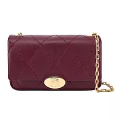 BURBERRY Strand 鏈帶斜背包- 酒紅