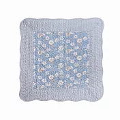 【收納職人】韓式花漾四季通用防滑多功能全棉沙發墊/沙發巾/蓋布/地墊/單人座墊/床邊毯70*70cm_2款一組 絮語飄香雅蘭