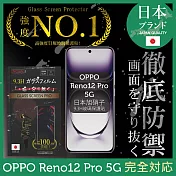 OPPO Reno 12 Pro 5G 保護貼曲面 日規旭硝子玻璃保護貼 (全滿版 曲面全膠 黑邊)INGENI