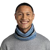 【西班牙BUFF】舒適繽紛 205 gsm美麗諾羊毛頭巾- 湖水湛藍