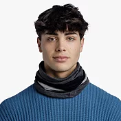 【西班牙BUFF】舒適繽紛 205 gsm美麗諾羊毛頭巾- 低調灰黑