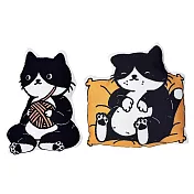 【薛丁格】貓草包 貓咪玩具 貓薄荷玩具 紓壓玩具 2入組(我就靜靜的看你+好大一坨貓)