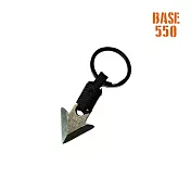 BASE 550 不鏽鋼箭頭鑰匙圈/黑色(台灣製造 )