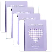 HAPILA 推活周邊 推活 周邊 紫色3組3入 藍色 小卡收納冊 收藏 心型造型 紫 收藏卡 卡冊 88*63 1入