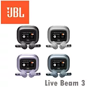 JBL Live Beam 3 觸控螢幕真無線降噪藍牙耳機 4色 公司貨保固一年 黑