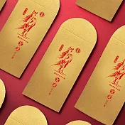 1A 2026 馬年 中式 燙金 紅包袋 金馬賀歲行大運 10張入 /包 2502