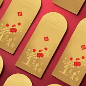 1A 2026 馬年 中式  燙金 紅包袋  富貴有餘 10張入 /包 2503