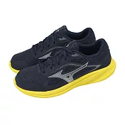 Mizuno 慢跑鞋 Maximizer 27 寬楦 男鞋 海軍藍 黃 緩震 基本款 運動鞋 美津濃  K1GA2500-07