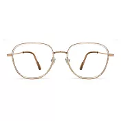 【大學眼鏡_配到好2980】NEW-透玫瑰金眼鏡 C666010C4 透玫瑰金