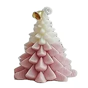 AMARA香氛聖誕蠟燭-雪頂樹 粉