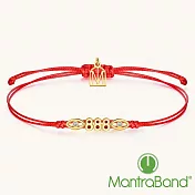 MANTRABAND 幸運數字 888 富足紅線手鍊 鑲鑽智慧之眼手鍊 Abundance