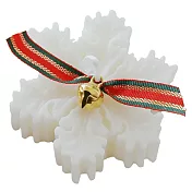 AMARA 香氛聖誕蠟燭 雪花絲帶