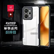 XUNDD訊迪 軍事防摔 realme 15 Pro 鏡頭全包覆 清透保護殼 手機殼(夜幕黑)