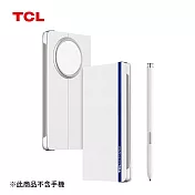 TCL MagFlip 磁吸翻蓋皮套 (含T-Pen Magic壓感電磁筆) 白色