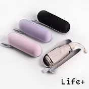 【Life+】星耀掌心のミニ守傘輕量230g五折24骨加厚黑膠傘/口袋傘/晴雨兩用抗UV傘附雨傘盒_4色一組  4色一組