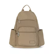 J II 後背包-幻漾防盜尼龍後背包(大款)-6111-36 石褐色