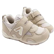 HI系列 輕量柔軟寶寶學步鞋 (M003) 月星童鞋 寶寶鞋 小童鞋 女童鞋 休閒鞋 男童鞋 MOONSTAR 運動鞋 MOONSTAR月星 童鞋 女小童 月星學步鞋 13cm 奶茶色