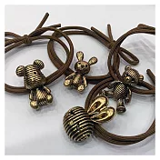 【Hera 赫拉】線條金屬小熊兔子髮圈頭繩 四入組 H114110302 四入組