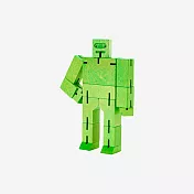 Cubebot 酷比人【經典迷你】木製變形積木機器人.益智設計玩具.療癒小物推薦.兒童禮物推薦 清新綠