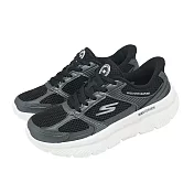 Skechers 健走鞋 Go Walk Max Cushioning Slip-Ins 女鞋 黑 白 厚底 回彈 125882BKW