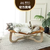 【喵仙兒】劍麻款橢圓寵物行軍床