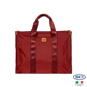 【BRIC S】 BRICS 義大利時尚 M尺寸 可手提肩背側背 歌劇院托特包 波爾多酒紅