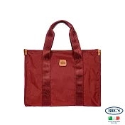 【BRIC S】 BRICS 義大利時尚 S尺寸 可手提肩背側背 歌劇院托特包 波爾多酒紅