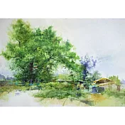 【玲廊滿藝】張宏彬-老樹情懷55x40cm