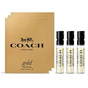 COACH 時尚閃耀香精針管(2ml)X3-香水隨身針管試香-公司貨