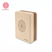 【Mukasa】EVA瑜珈磚 - 杏底/一餅 (圓角) - MUK-25426 - 兩入組