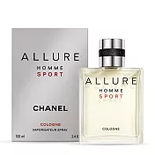 CHANEL 香奈兒 ALLURE 男性運動清新古龍水(100ml)-香水航空版