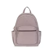 J II 後背包-沐晨壓紋防潑水後背包-6608-27 霧粉紫