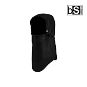 Team Hood 素色可調式雙層保暖多功能頭套 黑