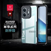XUNDD訊迪 軍事防摔 紅米Redmi 15C 4G 鏡頭全包覆 清透保護殼 手機殼(夜幕黑)