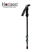 【Horizon 天際線】逐鹿巔峰碳纖強化登山杖｜加厚碳纖強化材質 螢光綠