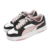 Puma 休閒鞋 RBD Break Low 男鞋 女鞋 黑 粉紅 復古 低筒 皮革 402586-10